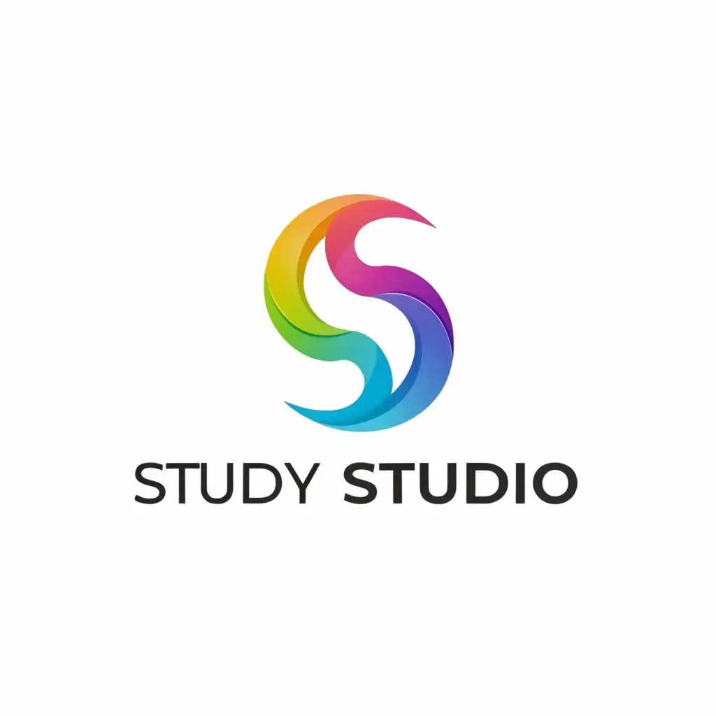a logo design,with the text "Study Studio", main symbol:S,Moderate,clear background