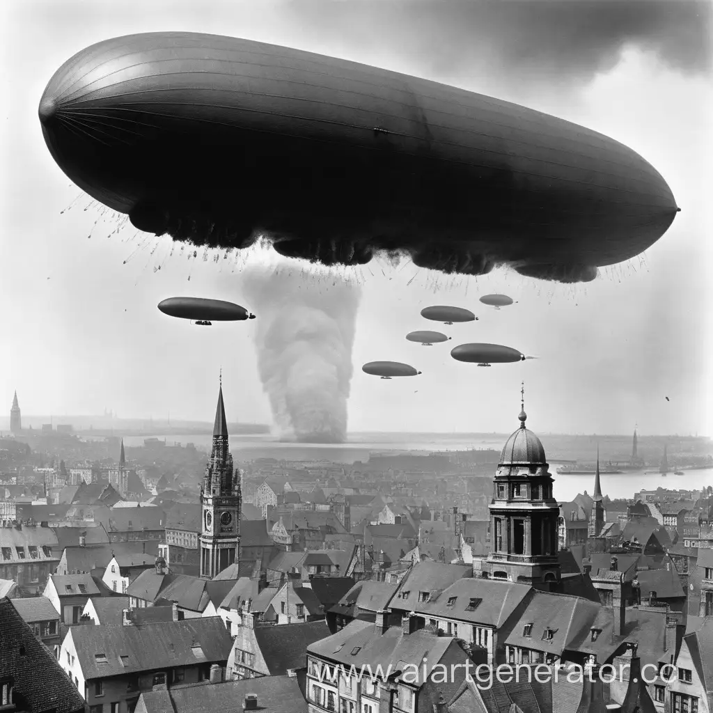Dramatic-Vintage-Zeppelin-Bombardment