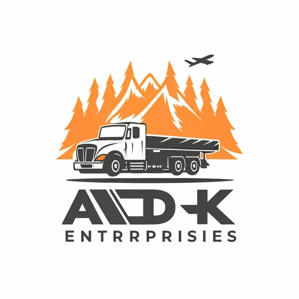 logo, TRANSPORT, with the text "ADK ENTERRPRISES", typography, be used in Travel industry