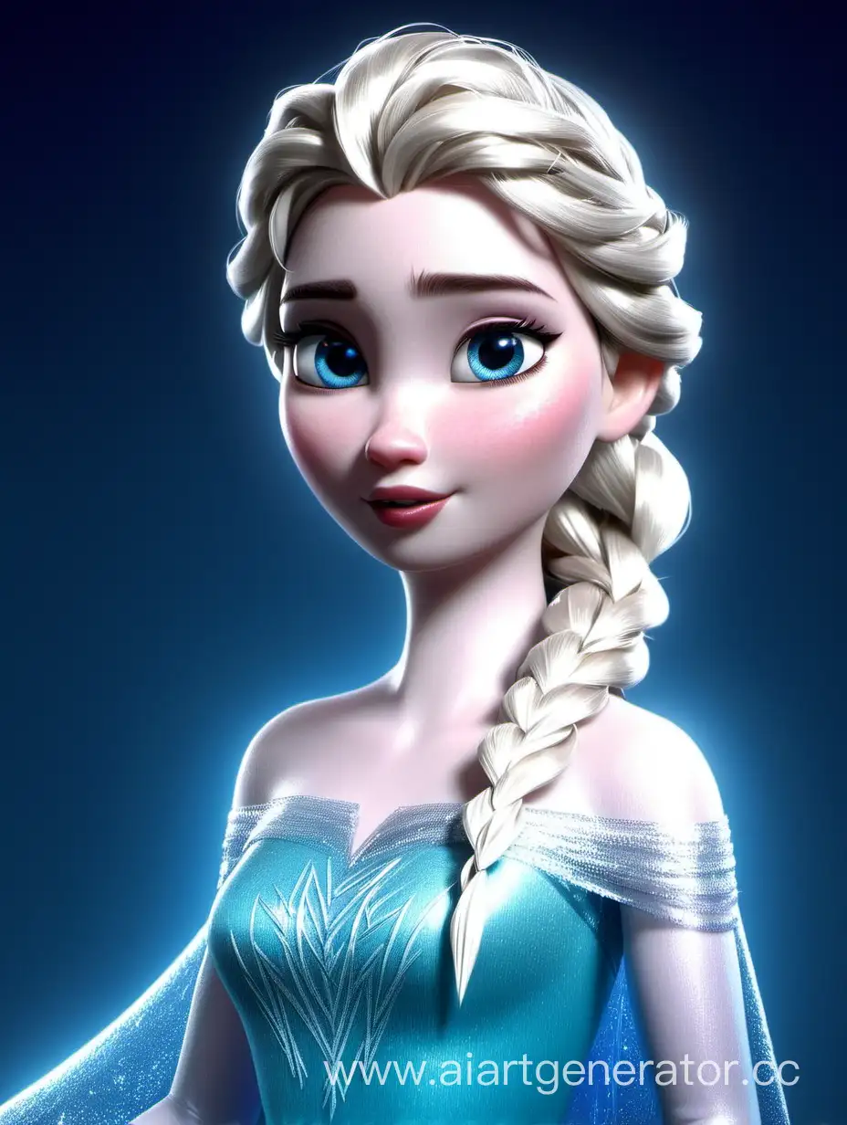 Magical-Ice-Queen-Elsa-Summoning-Snowflakes