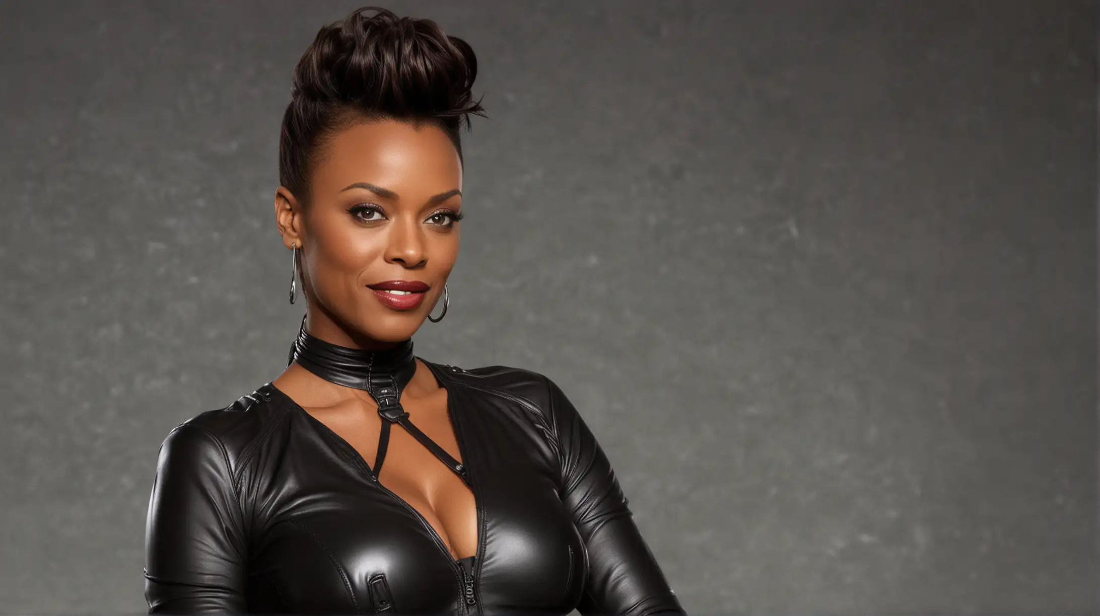 Aisha Tyler Embracing Dominatrix Role with Confidence
