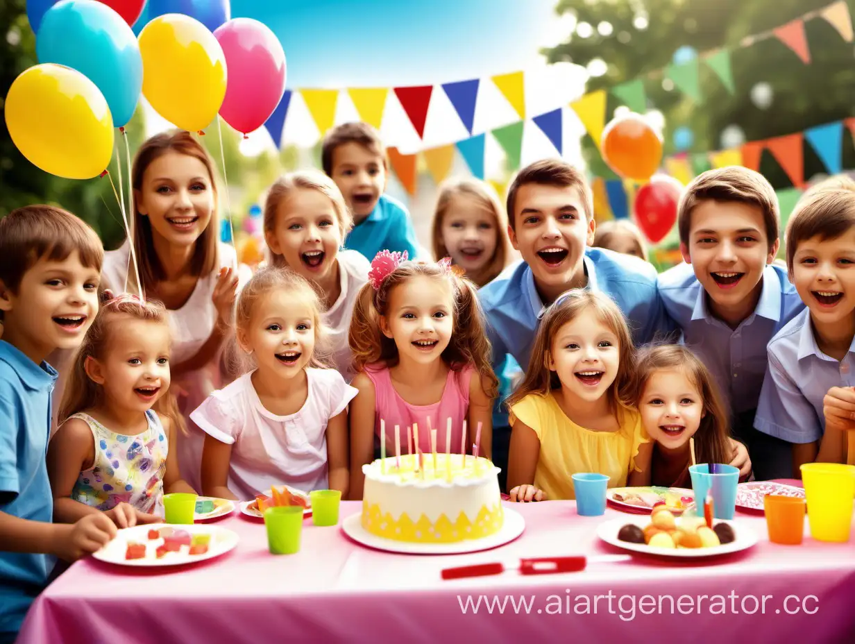 Vibrant-Childrens-Party-Entertainment-Joyful-Atmosphere-and-Professional-Organization