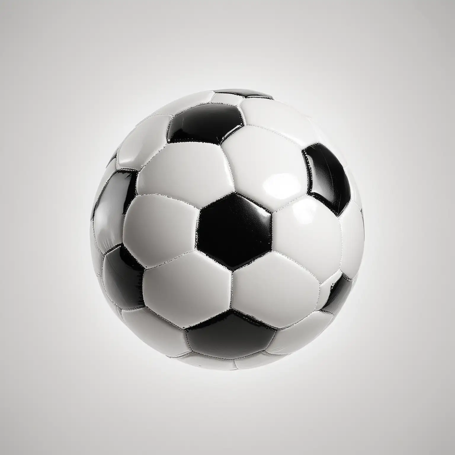bílé pozadí, fotbalový míč
