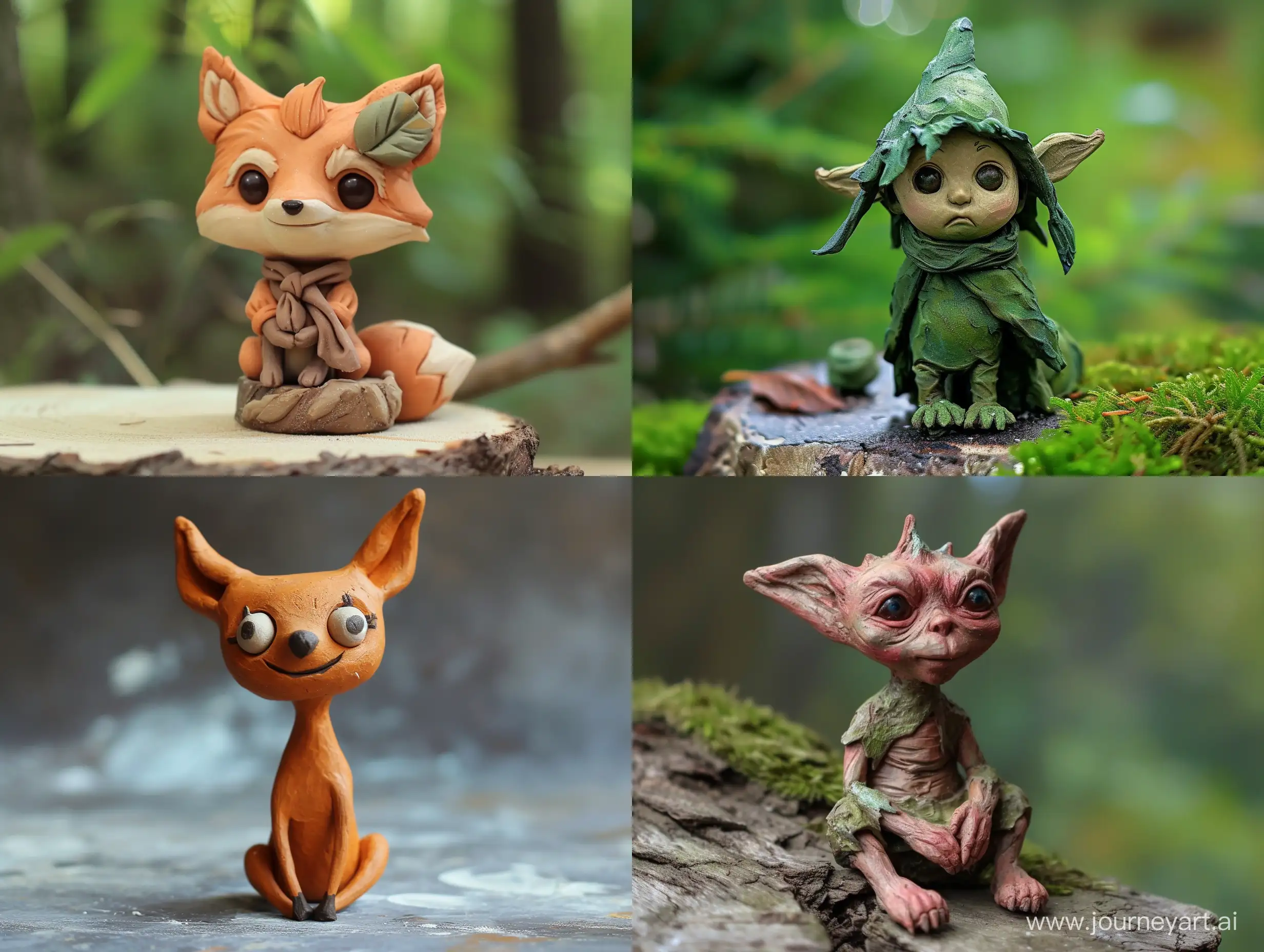 Enchanting-Clay-Statuette-of-a-Cute-FairyTale-Character