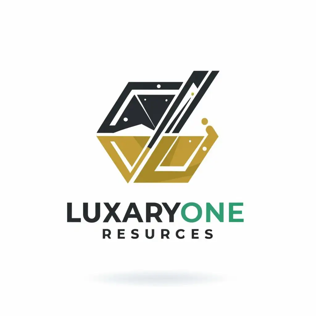 logo, Mineral and trading, with the text "PT. LUXARY ONE RESOURCES", typography, be used in Finance industry