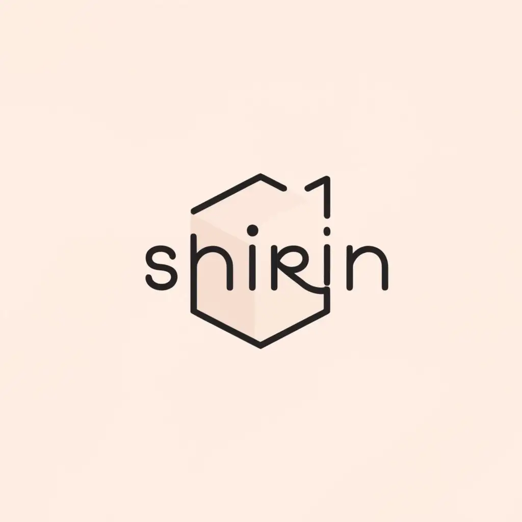 a logo design,with the text "Shirin", main symbol:sweet,Minimalistic,be used in Home Family industry,clear background