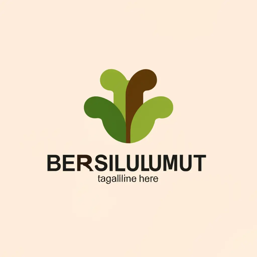 a logo design,with the text "BersihLumut", main symbol:Moss,Minimalistic,be used in Construction industry,clear background