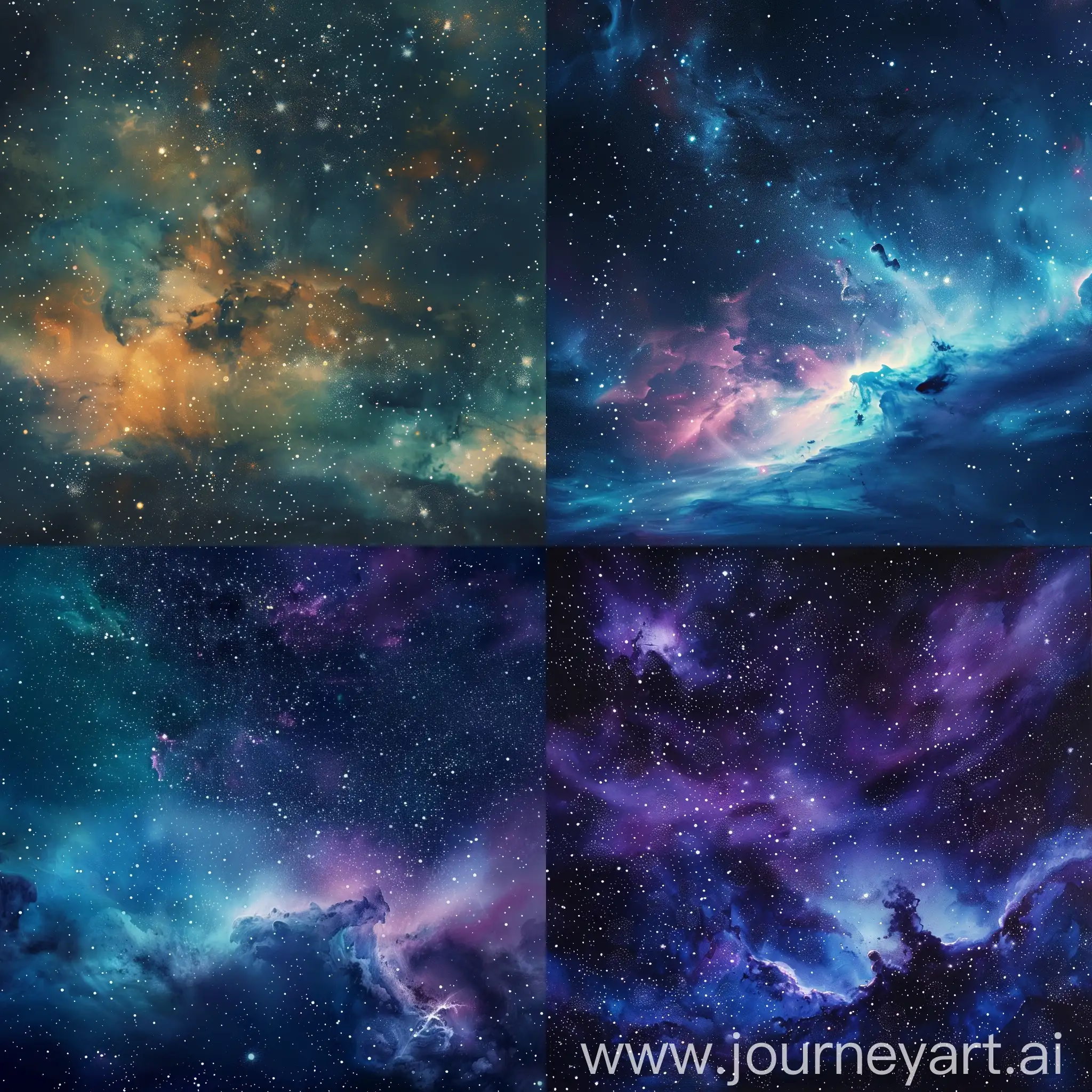 outer space, sky, galaxy, background