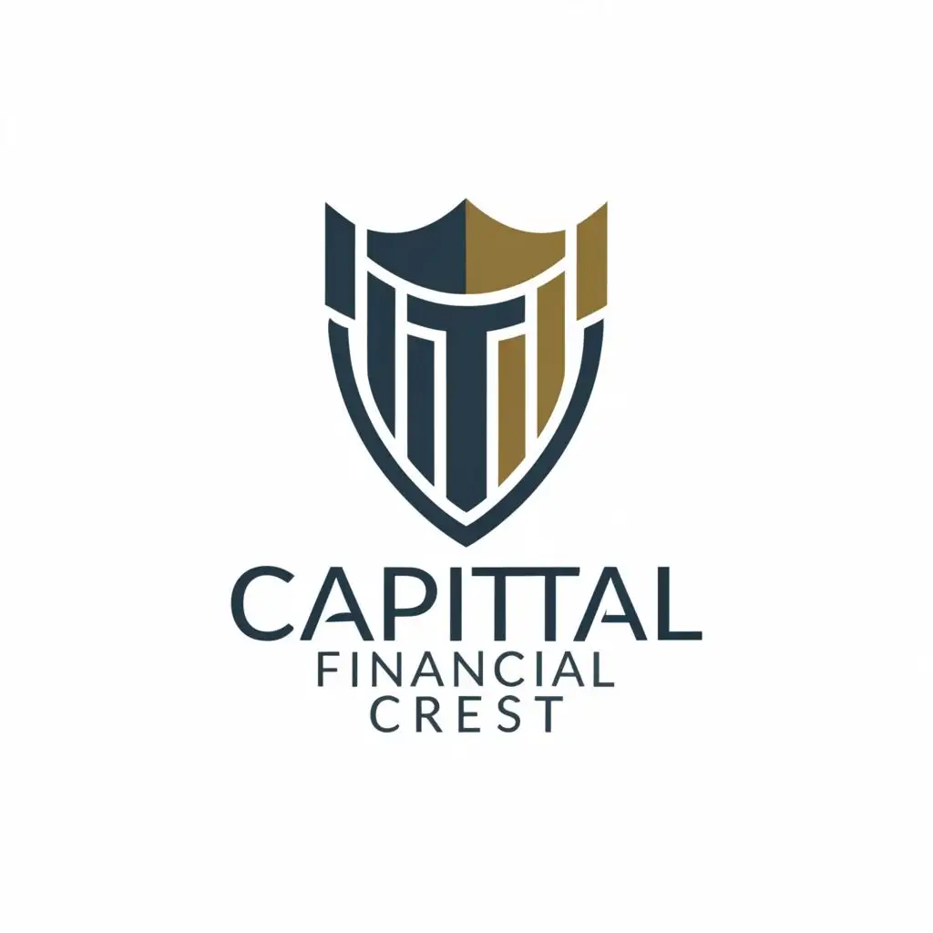 a logo design,with the text "Capital Financial Crest", main symbol:Crest,Moderate,be used in Finance industry,clear background