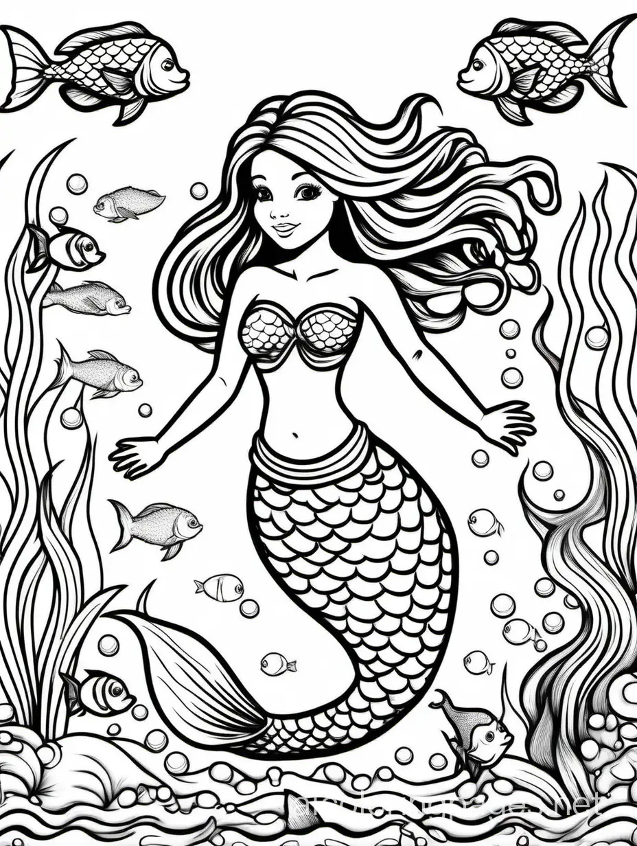 Mermaid-Coloring-Page-for-Kids-Underwater-Adventure-with-Ocean-Animals
