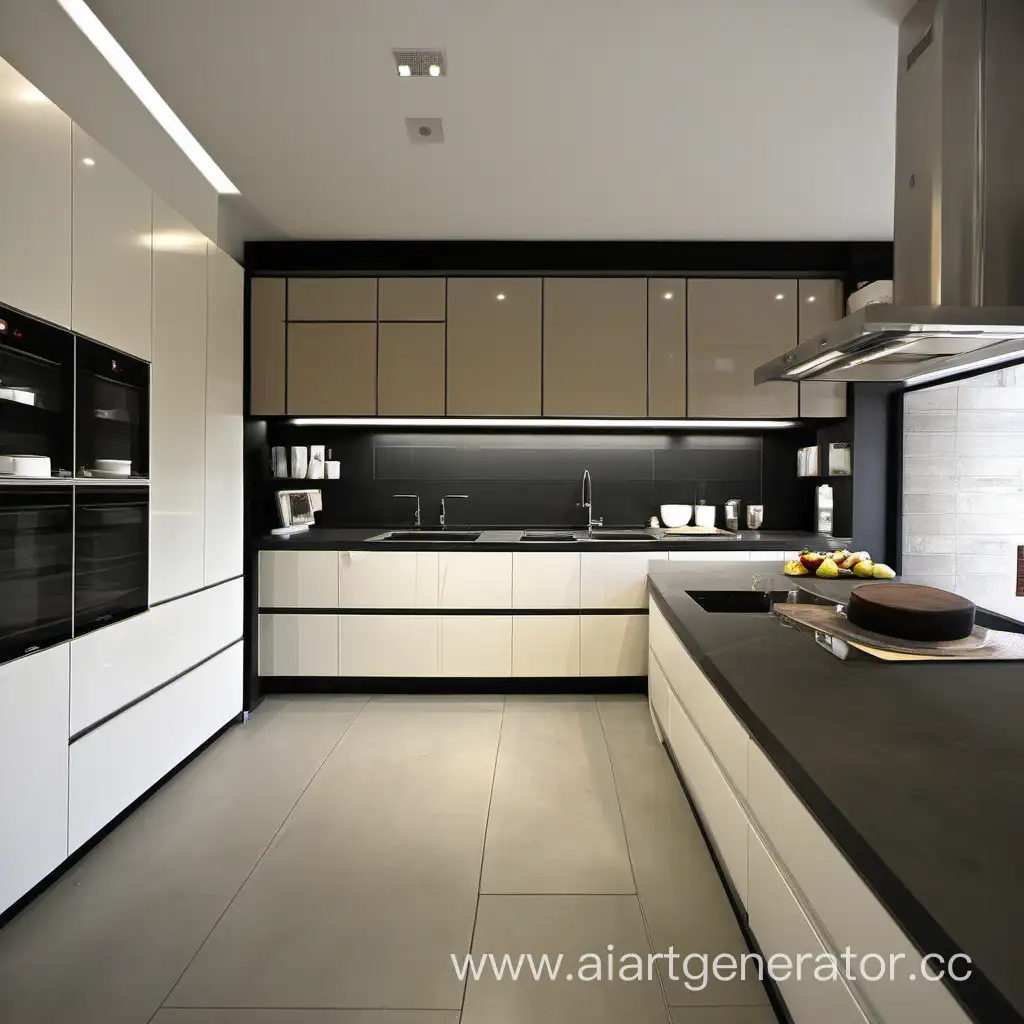 Modern-Kitchen-Interior-with-Sleek-Design-Elements