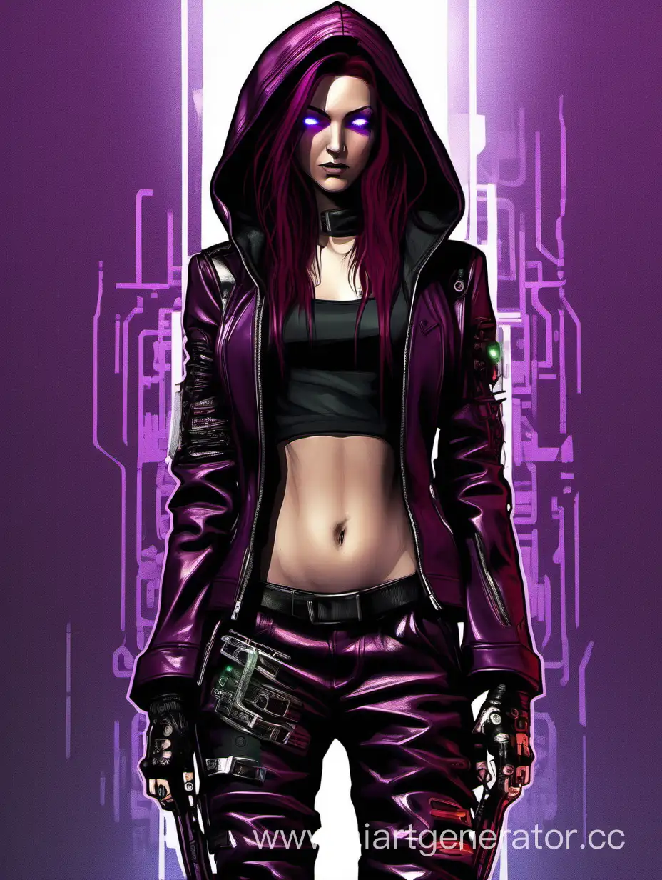 Cyberpunk-Woman-with-Burgundy-Hair-and-Toxic-Green-Eyes-in-Edgy-Outfit