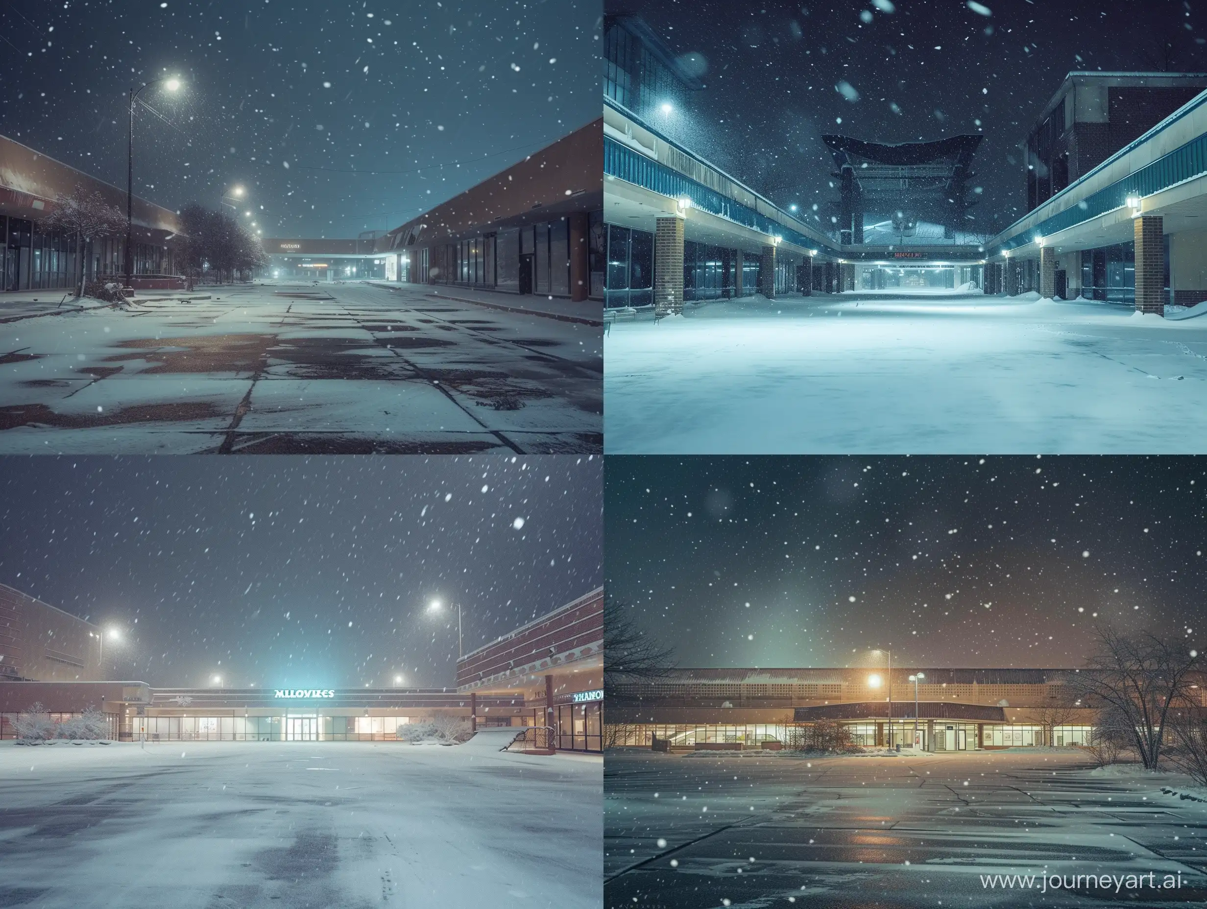 Eerie-Night-Scene-Abandoned-Mall-in-Snowstorm