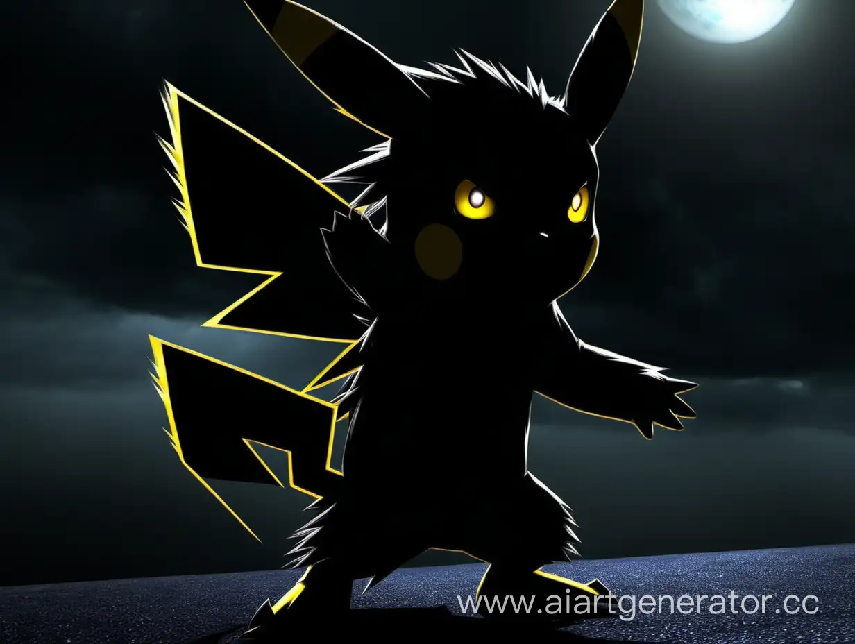 Shadow the hedgehod pikachu is in the planet of darkness.