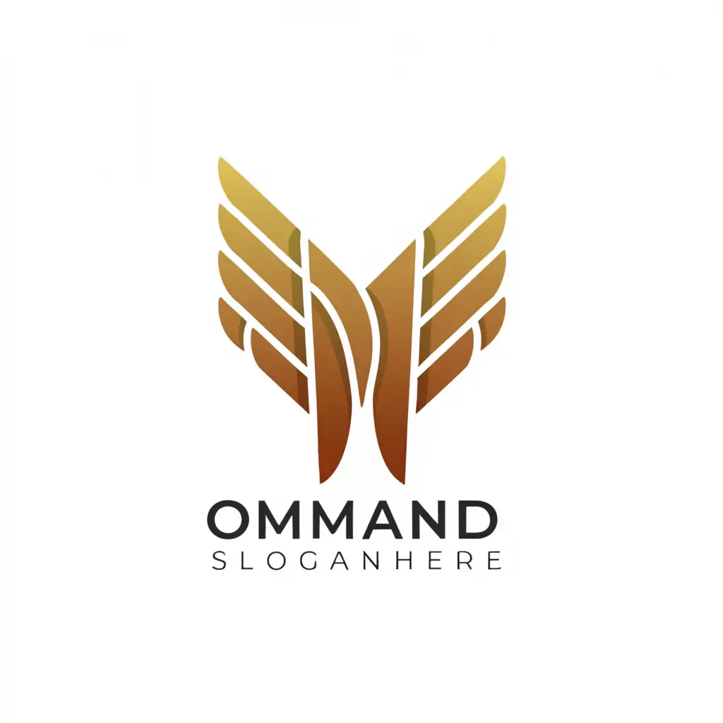 a logo design,with the text "M", main symbol:wings,Minimalistic,be used in Nonprofit industry,clear background