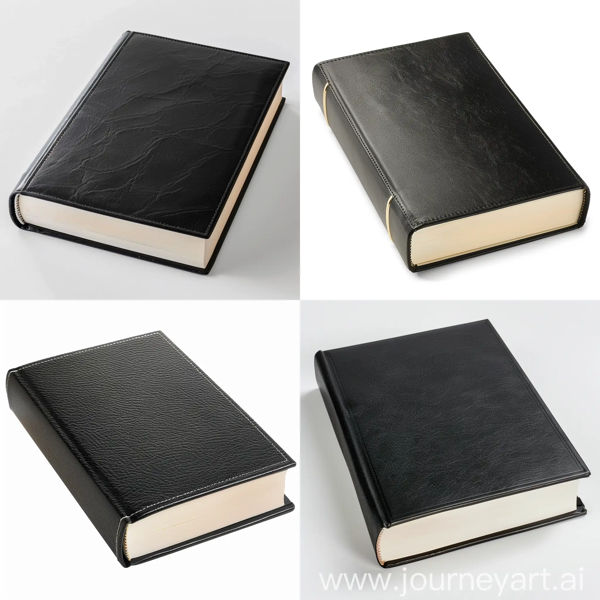 new stylish black book, front view