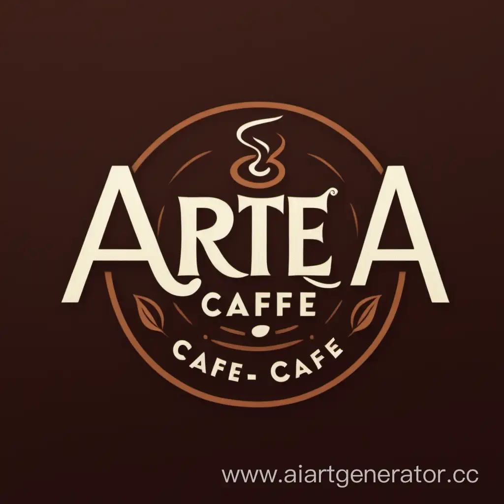Artistic-Coffee-Scene-with-Artea-Caffe-Logo