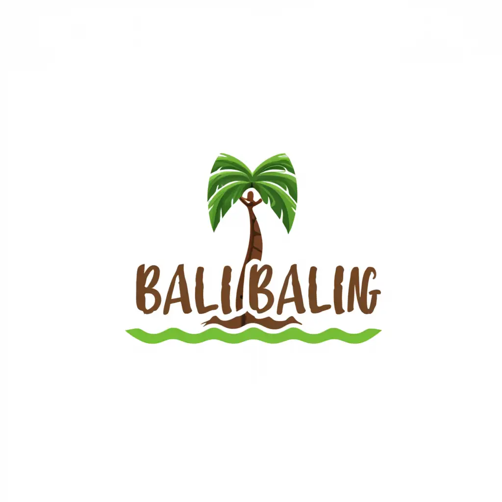 a logo design,with the text "Bali Baling", main symbol:Sour above Paradise,Minimalistic,be used in Travel industry,clear background