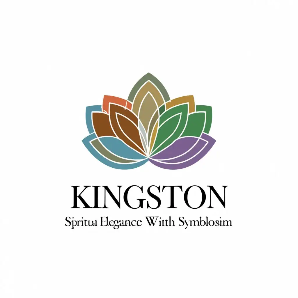 logo, LOGO Design for KINGSTON Spiritual Elegance with  Symbolism, with the text "KINGSTON", typography