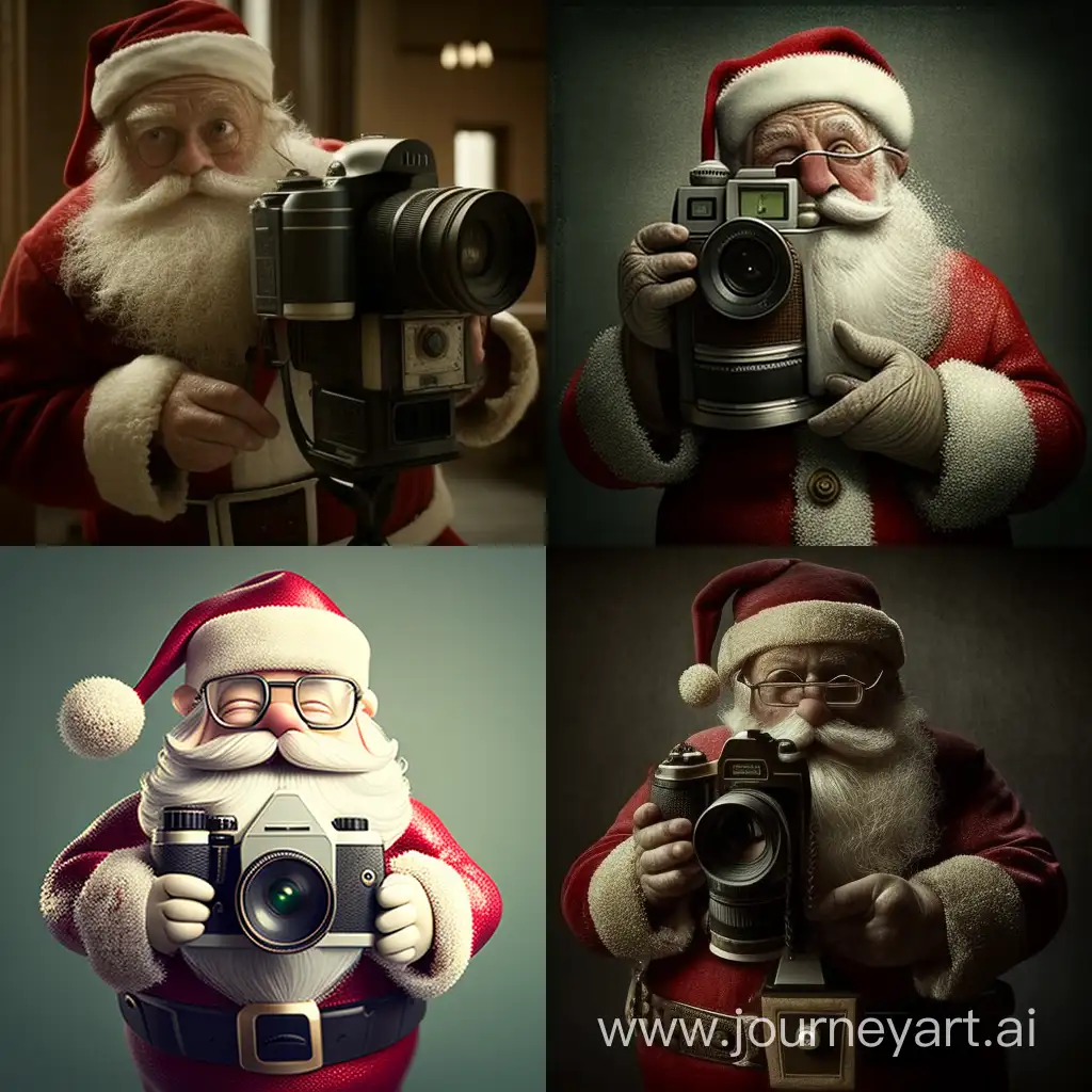 Festive-Santa-Captures-Magical-Moments-with-Camera
