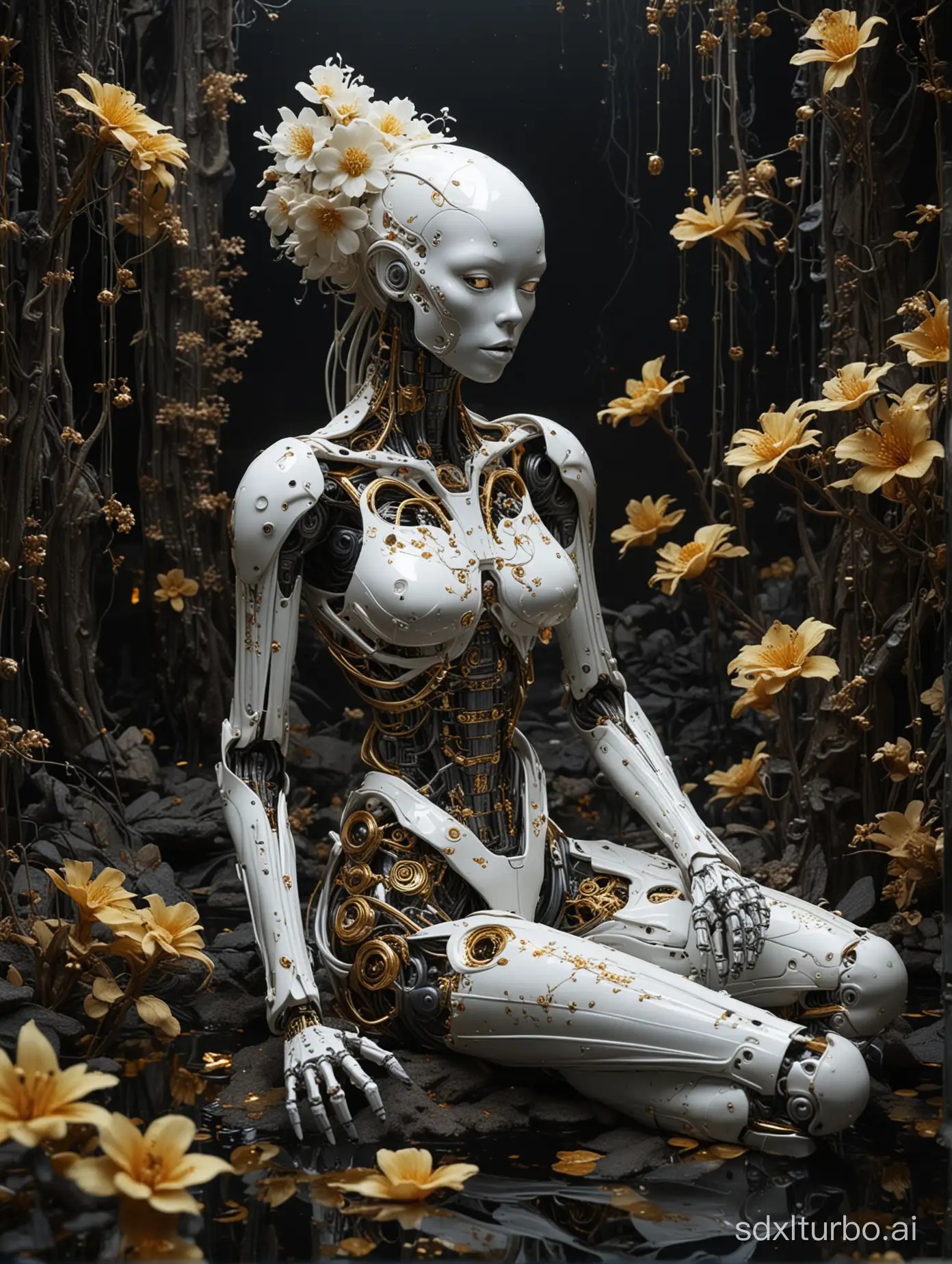 Ethereal-Albino-Biomechanical-Mutant-Geisha-in-SciFi-Swamp-Graveyard