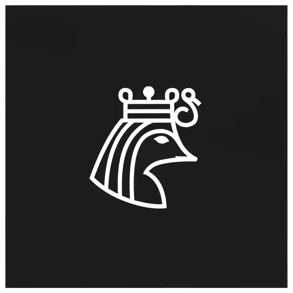 a logo design,with the text 'Geb', main symbol:Geb the Egyptian god of ground with a duck on his head in simple black and white icon like silhouette,Minimalistic,be used in Technology industry,clear background