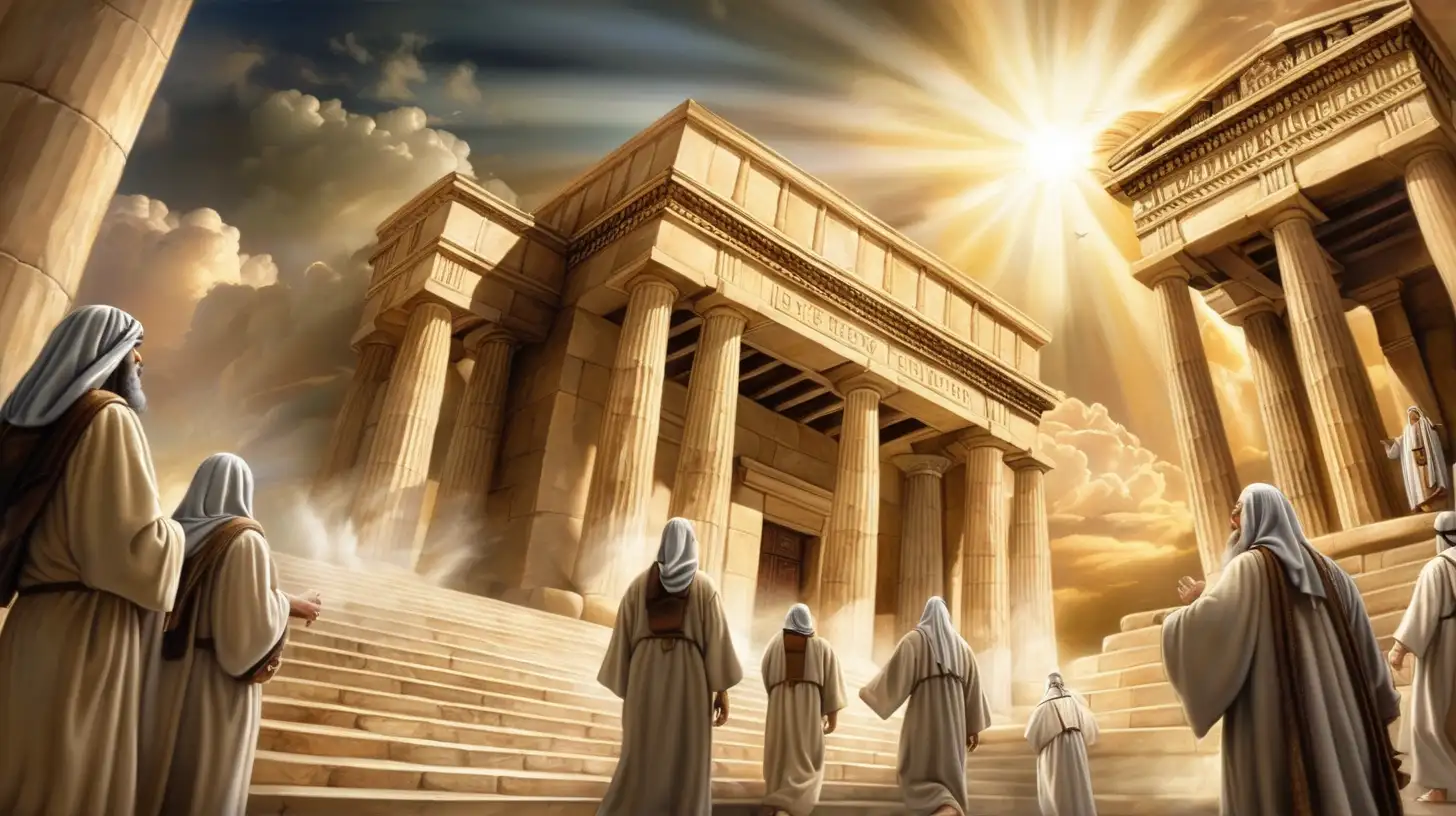 Ezekiel 43:15 indeed presents a powerful vision of the glory of the God of Israel returning to the temple from the East. 