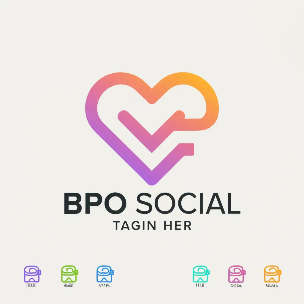 LOGO-Design-For-BPO-Social-Modern-and-Clear-Symbol-with-Text