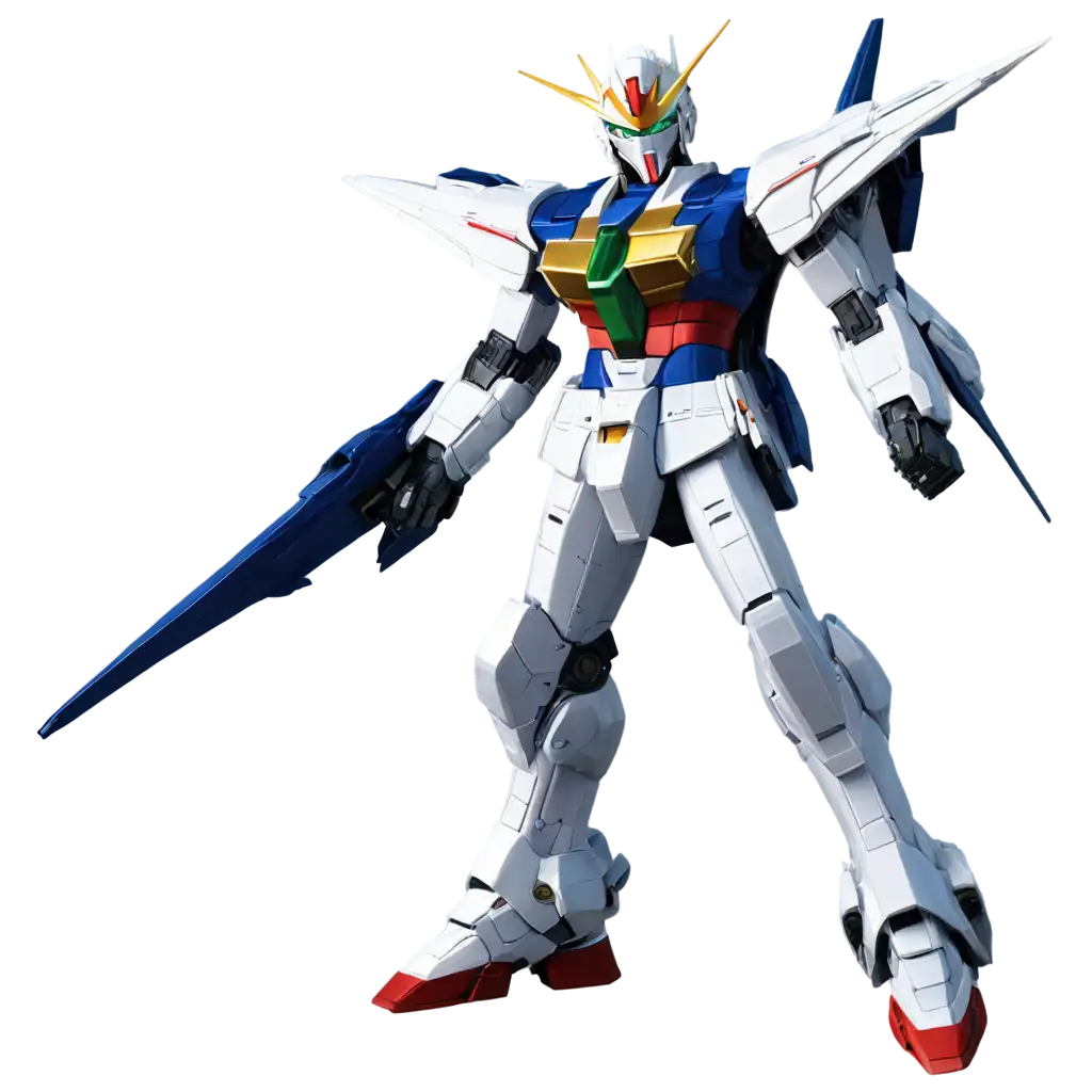 Gundam-Zero-PNG-Exquisite-Rendering-of-the-Iconic-Mech-Warrior