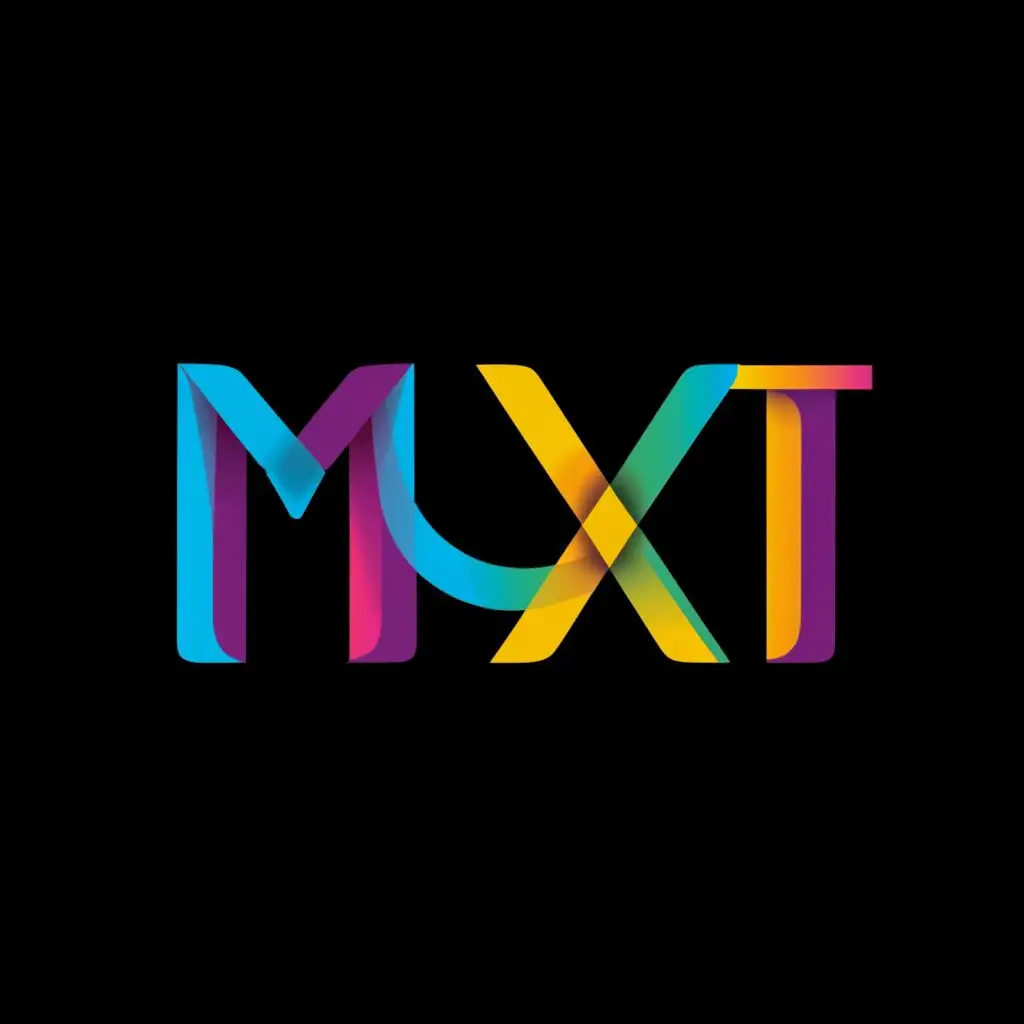 logo, Graphic designing, with the text "MXT", typography