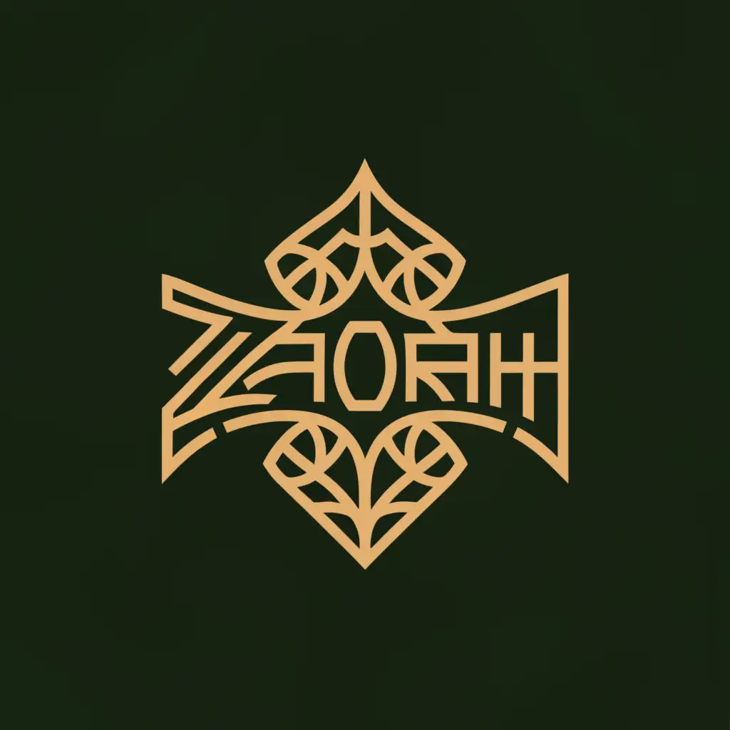 a logo design,with the text 'Zeaorah', main symbol:Polynesian,Moderate,clear background