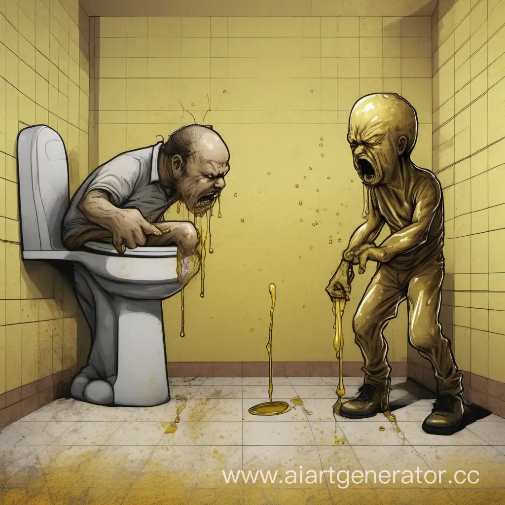 Unusual-Encounter-Confrontation-of-Shit-with-Urine