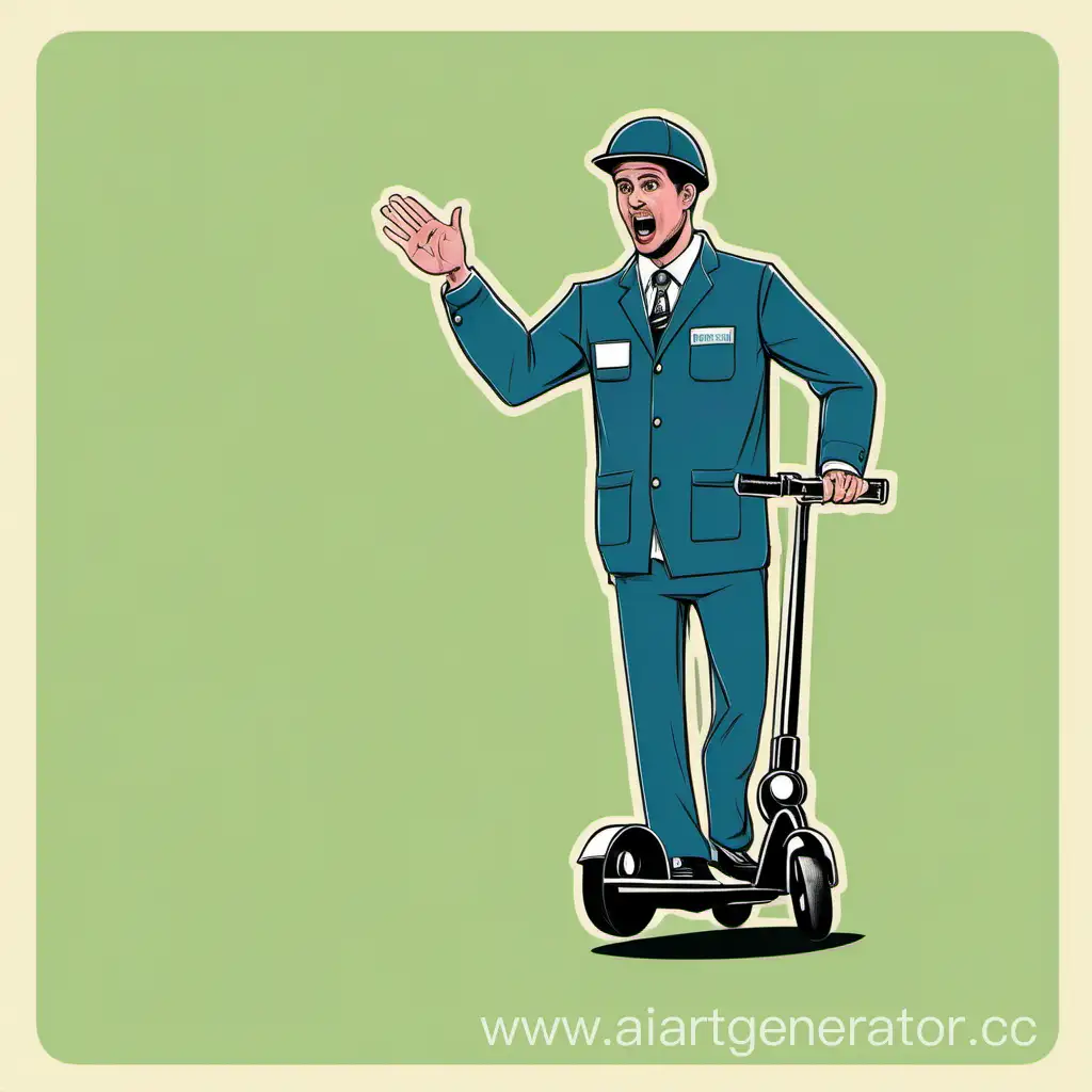 Man-in-Scooter-Company-Uniform-Politely-Declines-Alcohol-Meme