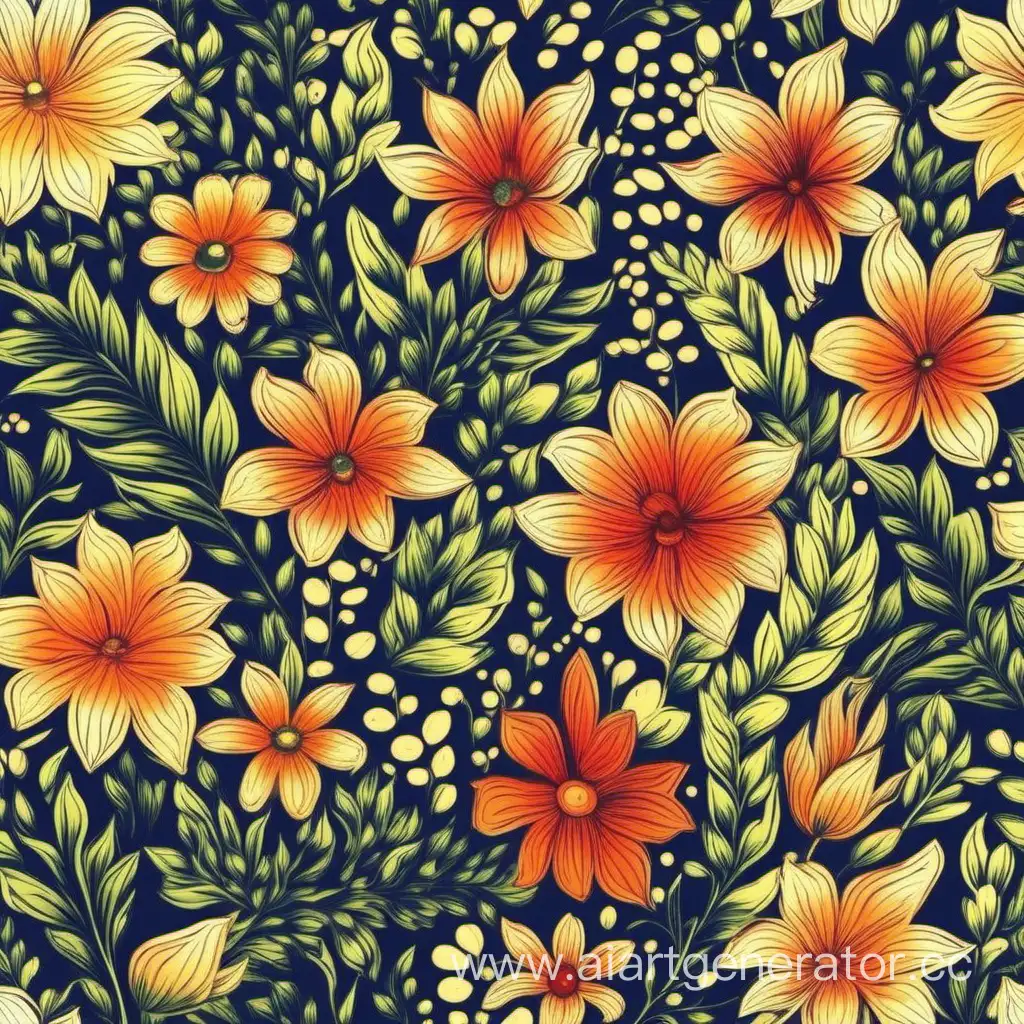 Simple-Flower-Patterns-Painting-Floral-Artwork-with-Elegant-Designs