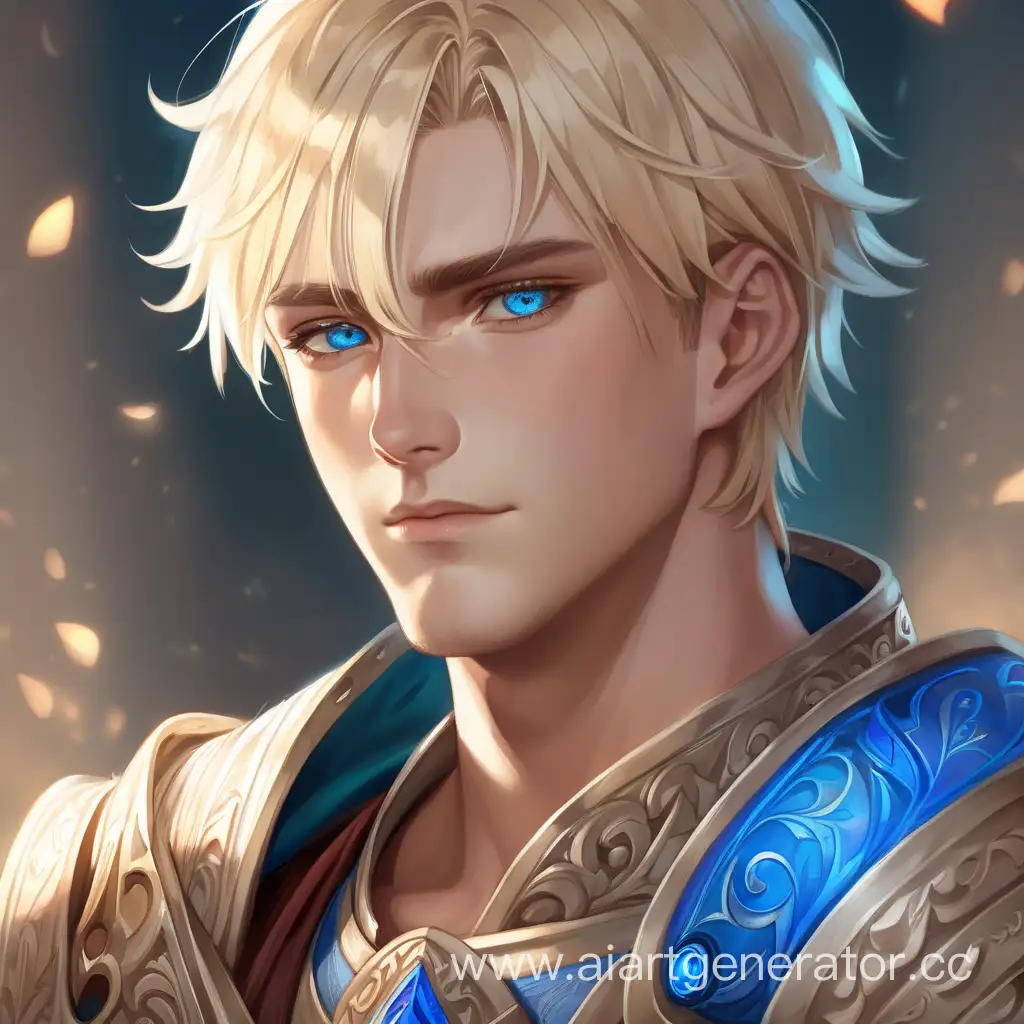 Blond-Warrior-with-Gentle-Character-Portrait-of-a-Noble-Man
