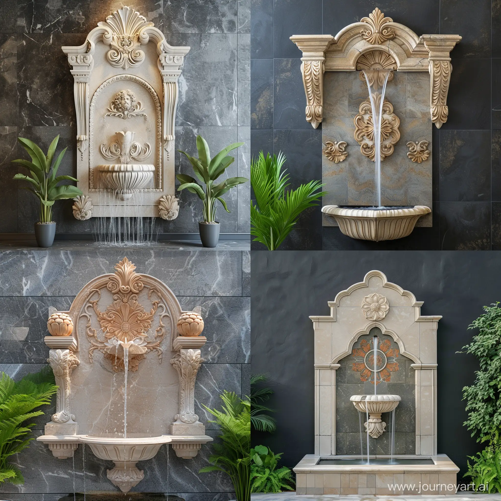 Elegant-Marble-Baroque-Wall-Fountain-with-Intricate-Details