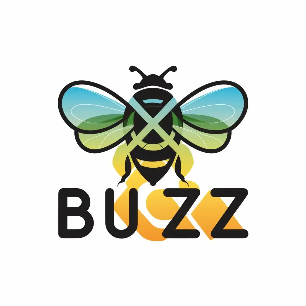 a logo design,with the text "buzz", main symbol:anything in circle
,Moderate,clear background
