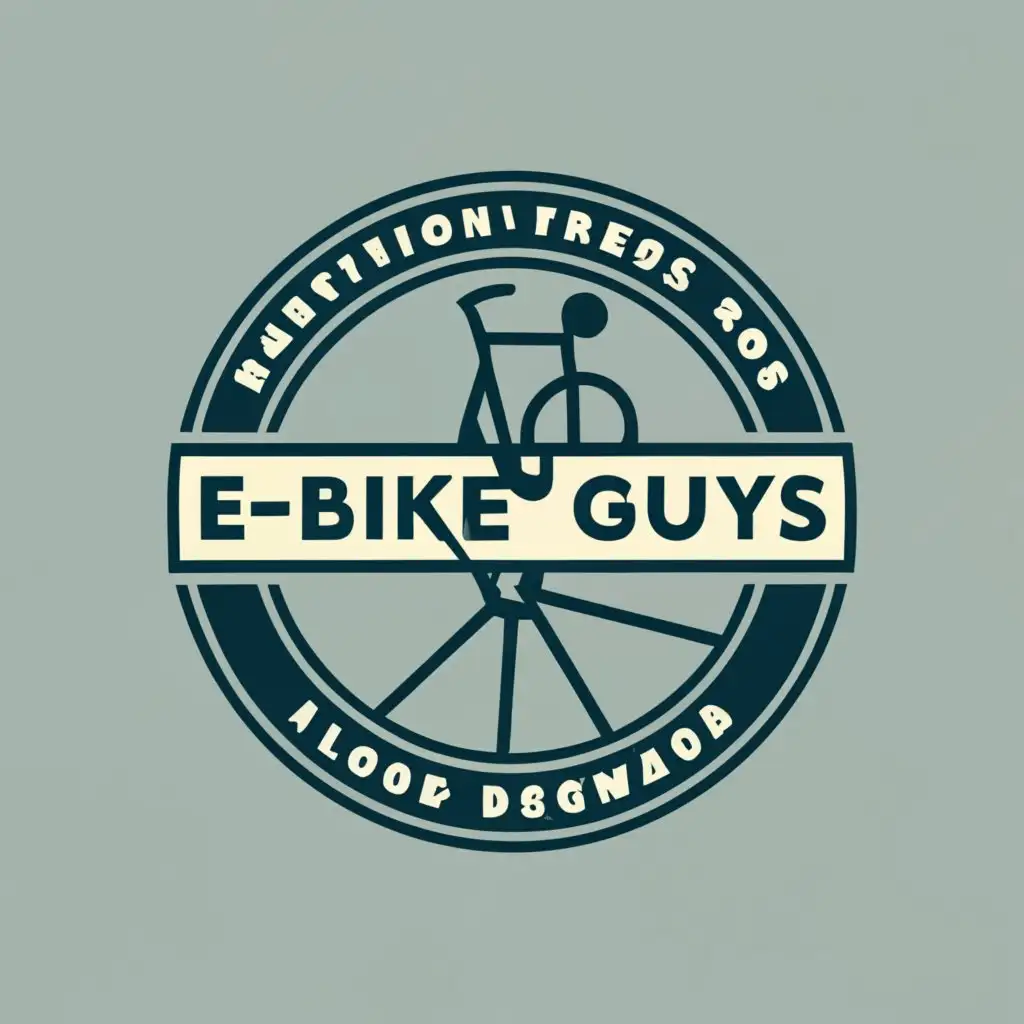 logo, Bikes, with the text "E-Bike Guys of PA", typography, be used in Retail industry