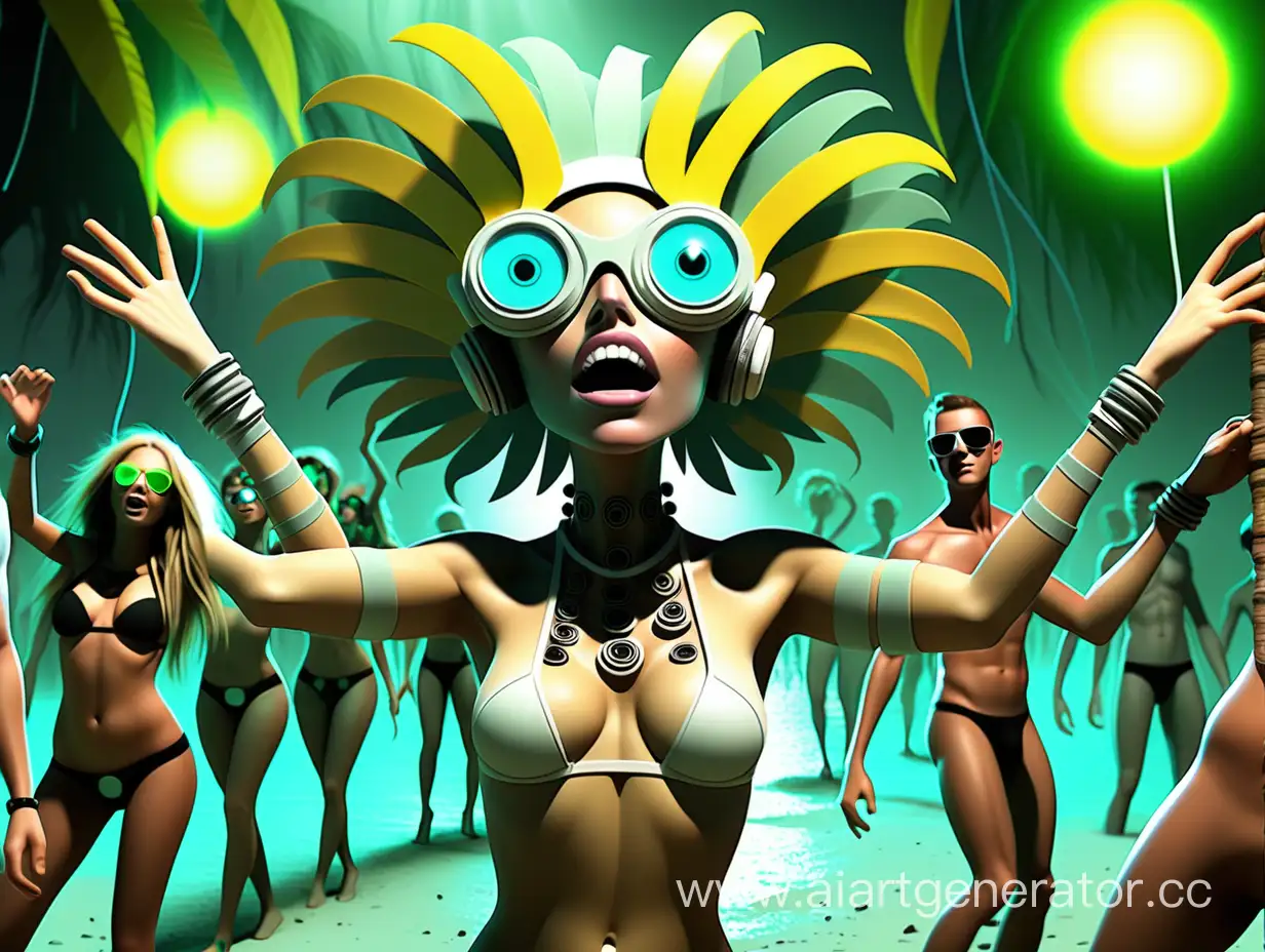 Futuristic-Jungle-Techno-Beach-Rave-HumanAlien-Dance-Fusion