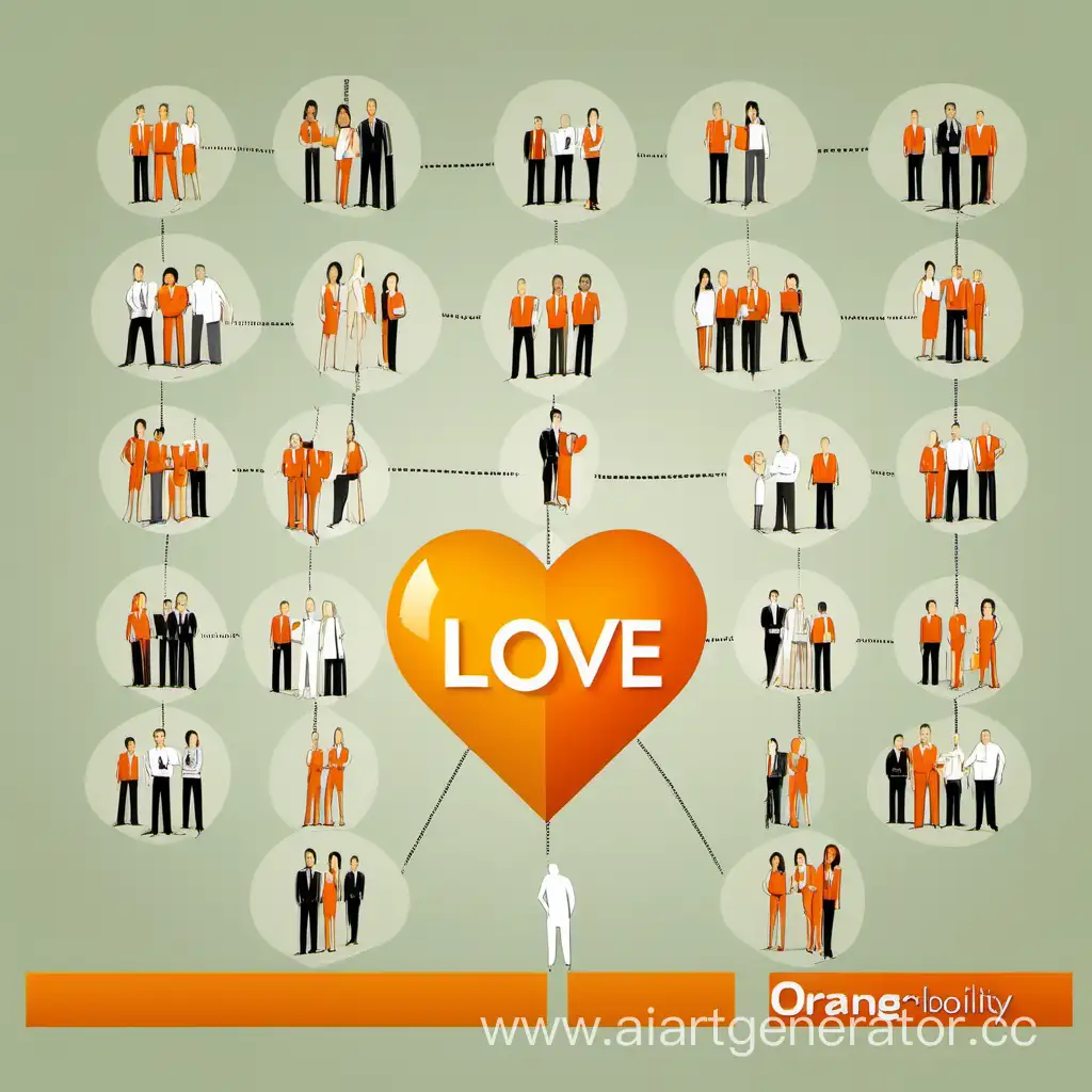 Expomobility,компания,любовь,сотрудники,оранжевый 