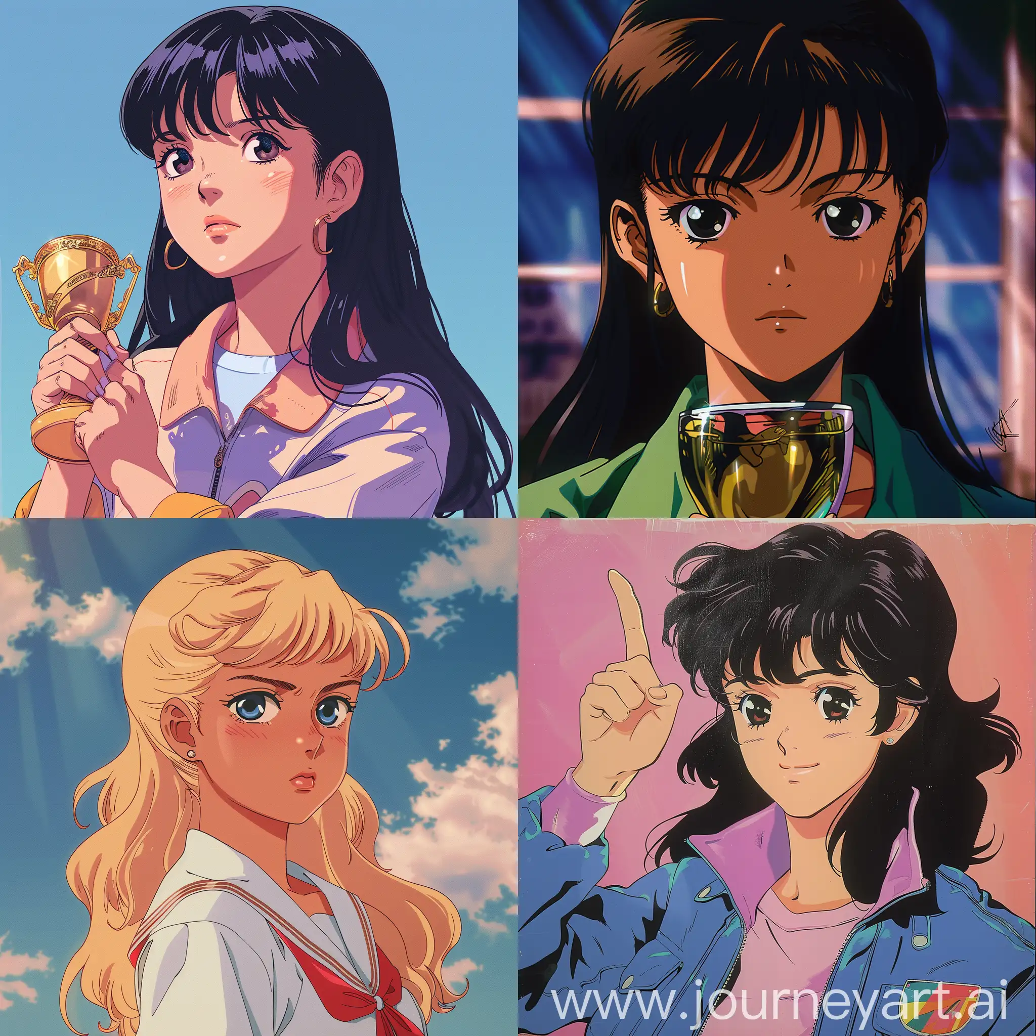 Champion-in-1980s-Anime-Style