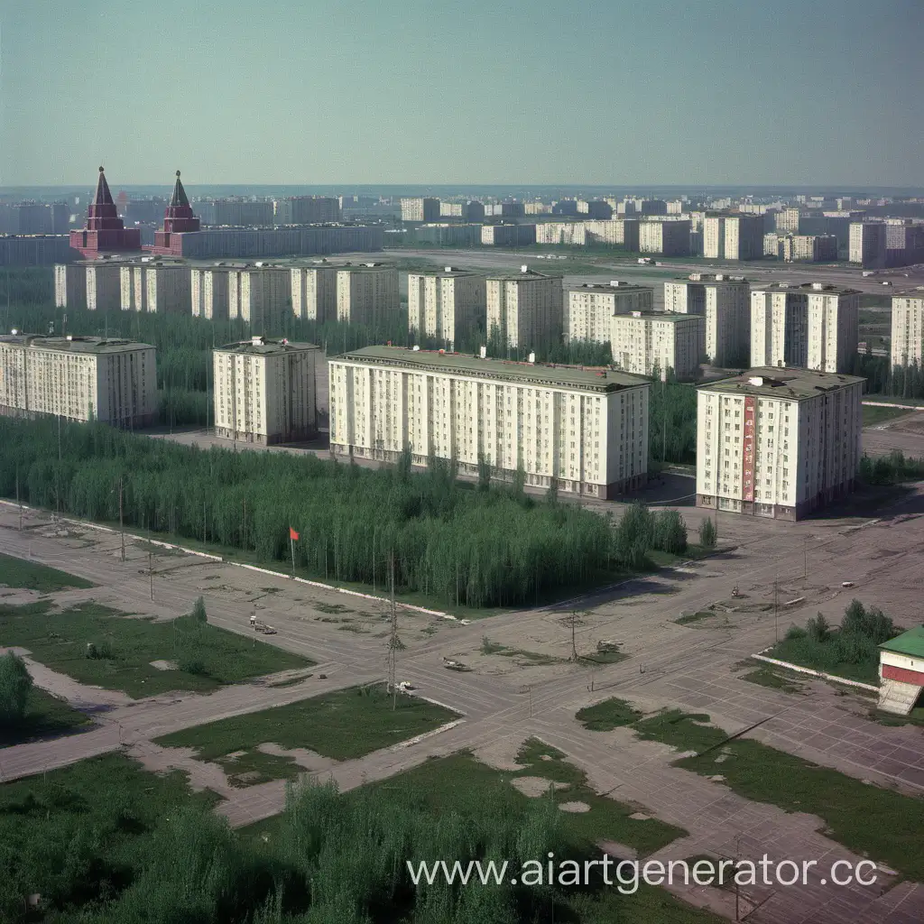 Soviet-Russian-Cityscape-Nostalgic-Summer-Vibes-in-an-80s-Setting