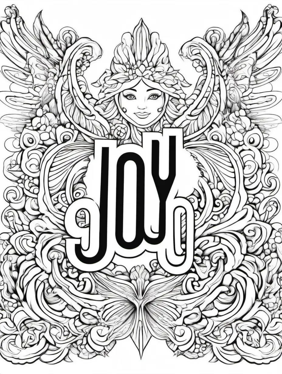 Whimsical Logo Design for a Coloring Book Publisher Coloring Joy