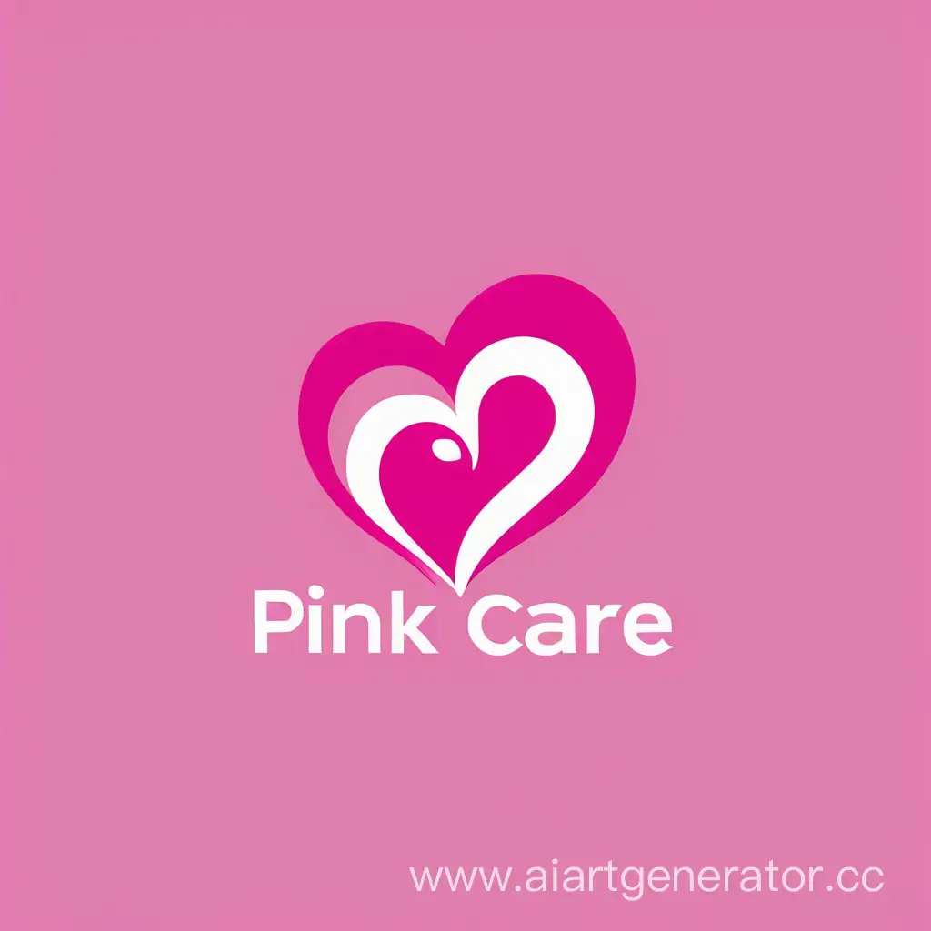 Pink-Care-Logo-Design-for-a-Simple-and-Elegant-Brand