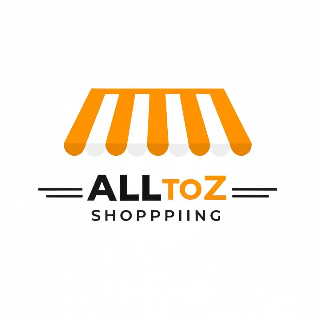 logo, Store
Shopping, with the text "All-To-Z", , be used in Retail industry