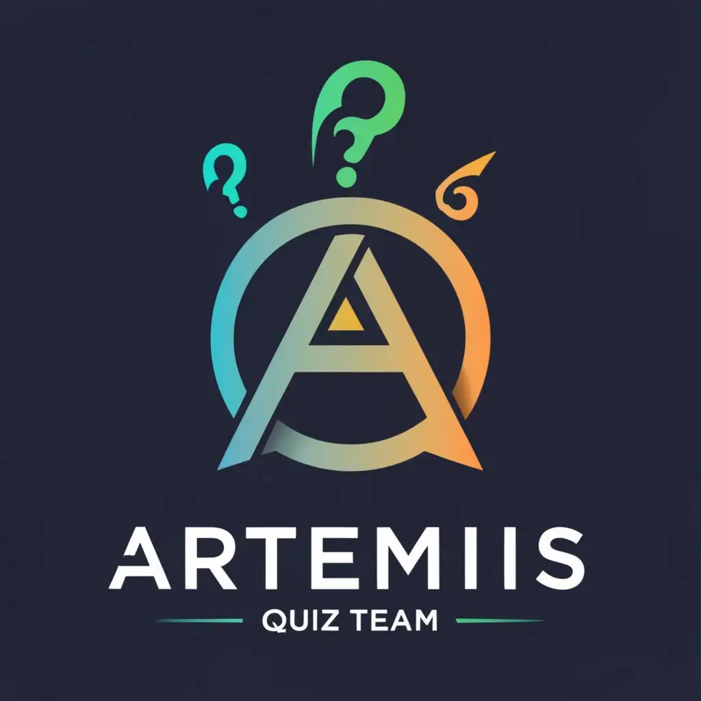 a logo design,with the text "Artemis", main symbol:Quiz team,Moderate,clear background