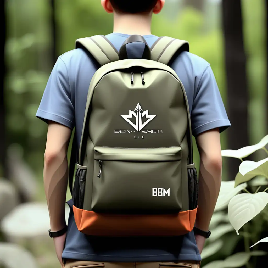 Sleek Outdoor Backpack Logo Design