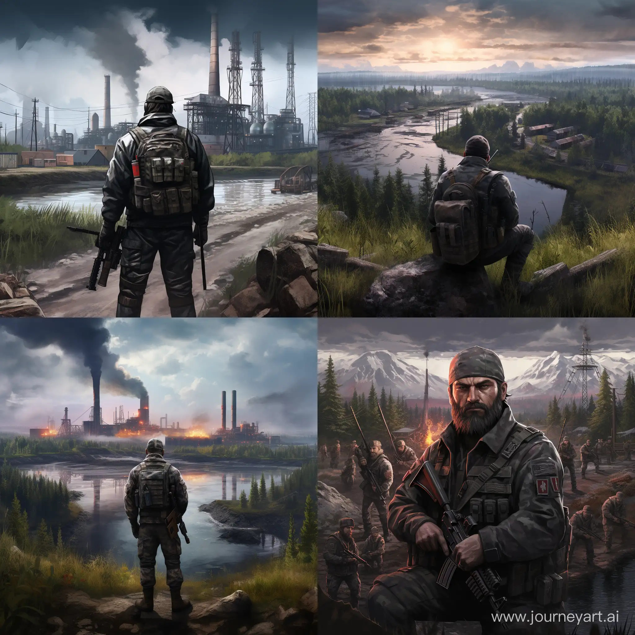 the game "escape from Nizhnekamsk" cover from the game escape from Tarkov 4к realism