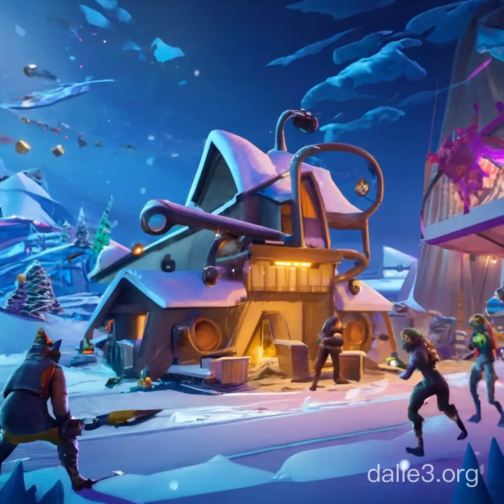 New snow base fortnite location with boss and more enemy