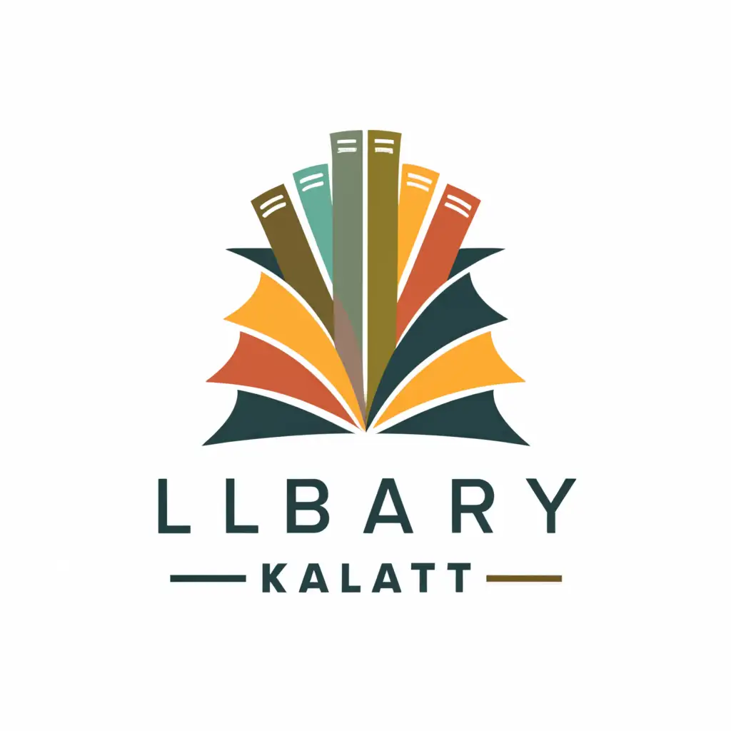 a logo design,with the text "PPL LIBRARY KALAT", main symbol:PPL LIBRARY KALAT,Moderate,clear background